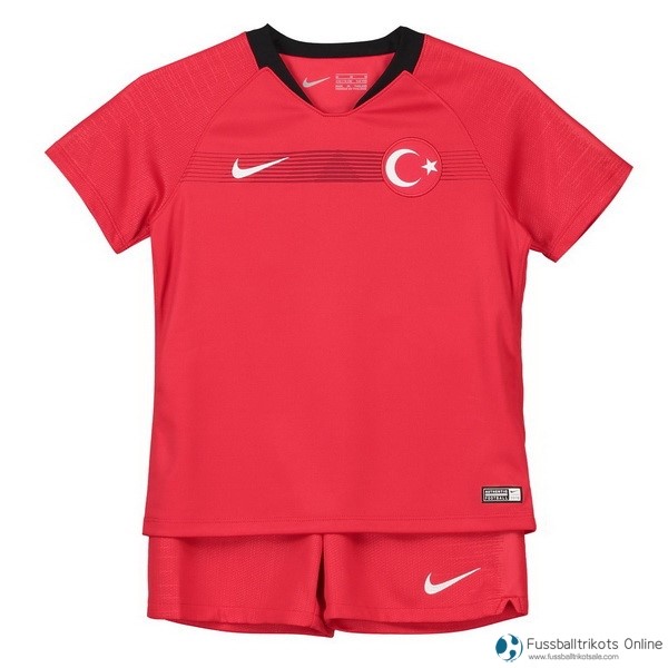 Türkei Trikot Heim Kinder 2018 Rote Fussballtrikots Günstig